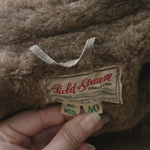 Vintage Field & Stream Coat (Gordon & Ferguson), Size 40, Wool, Faux Fur Lining. - Picture 6 of 12